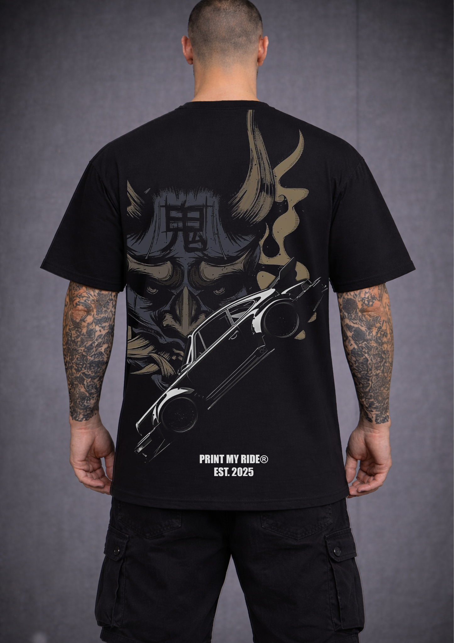 ONI x JDM™- Oversized тениска| Print My Ride