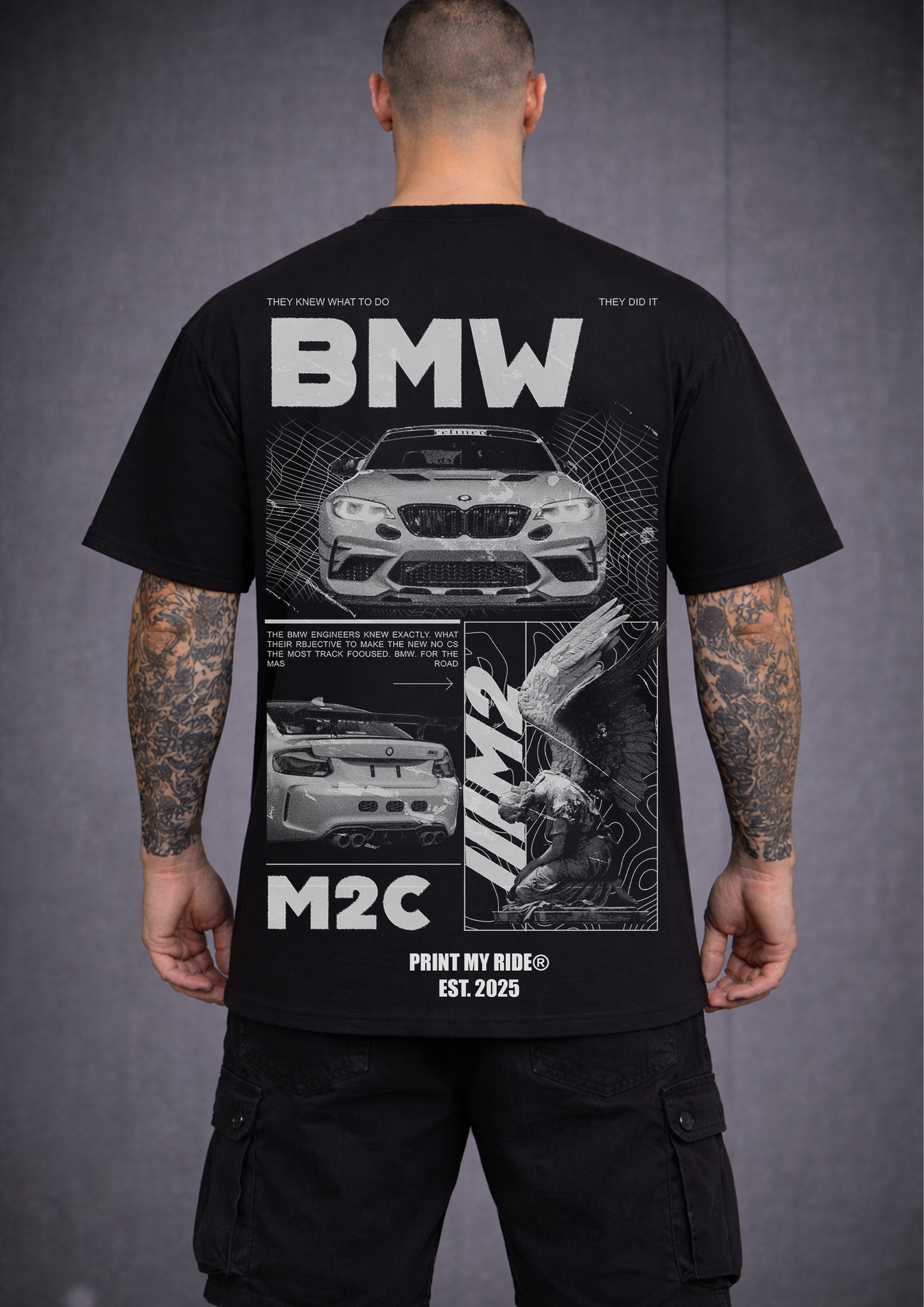 BMW M2C™- Oversized тениска| Print My Ride