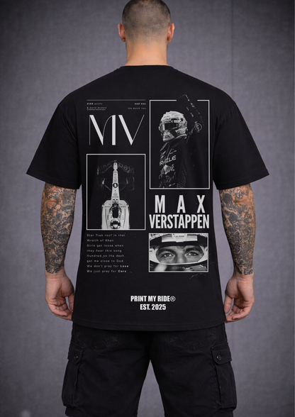 MAX VERSTAPPEN™- Oversized тениска| Print My Ride