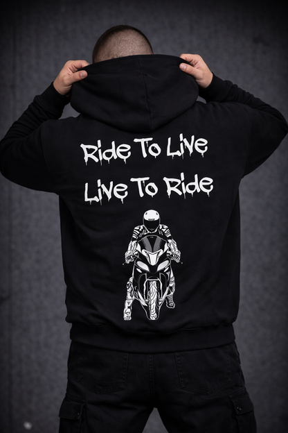 RIDE TO LIVE™- Hoodie| Print My Ride