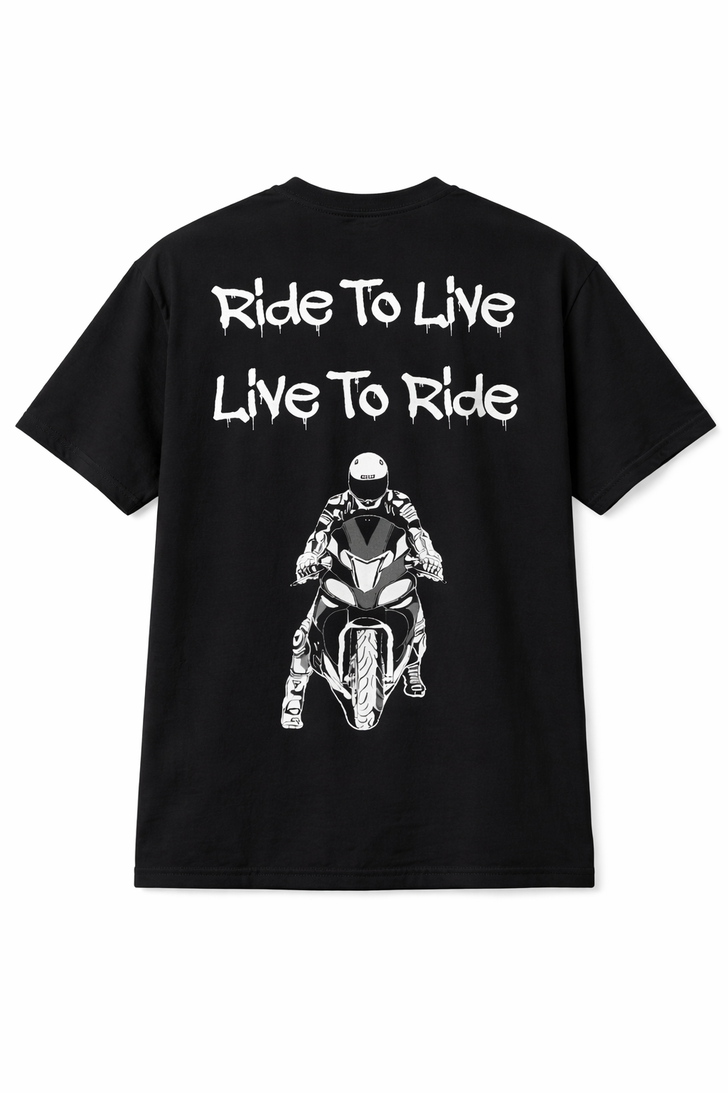 RIDE TO LIVE™- Oversized тениска| Print My Ride