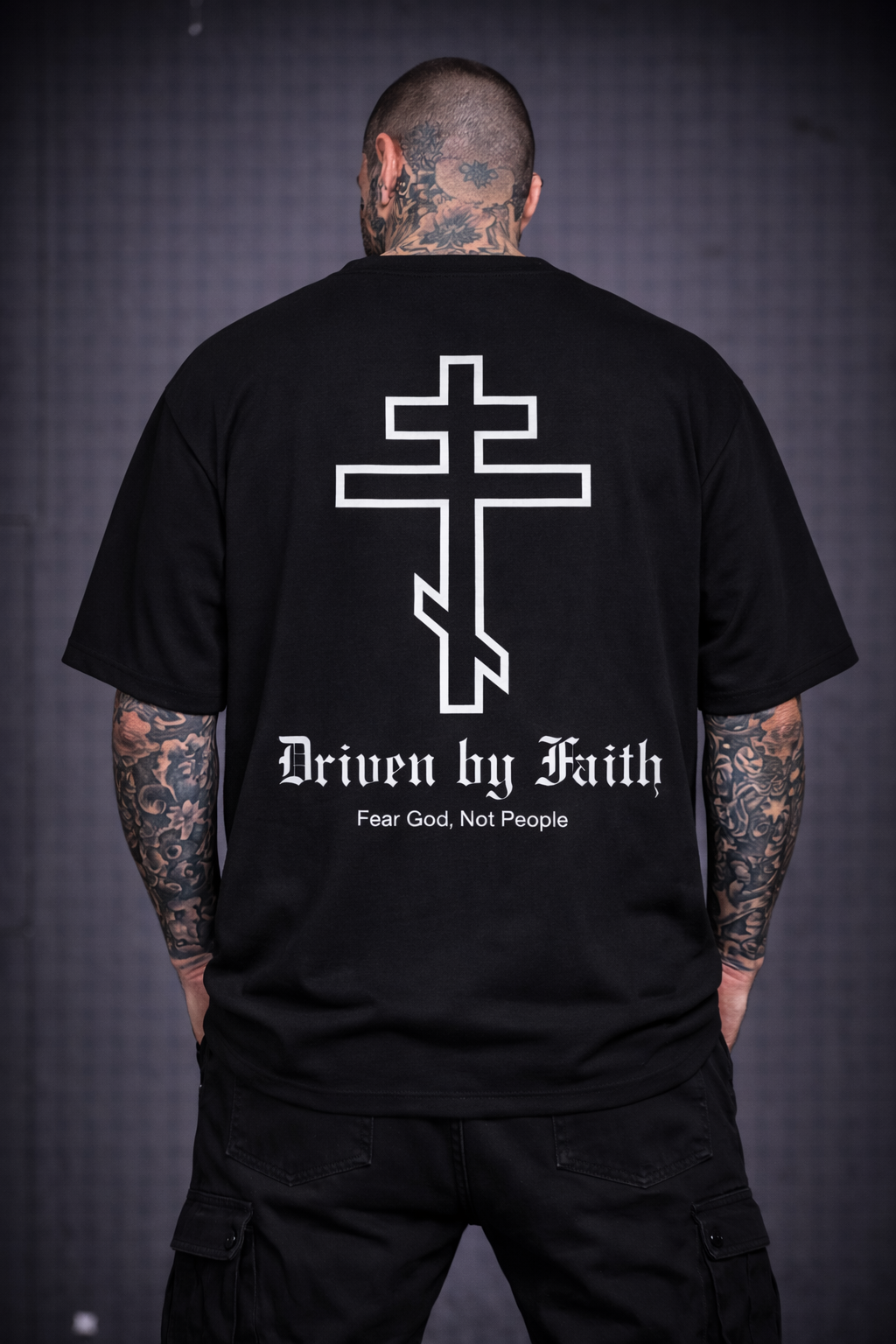 DRIVEN BY FAITH™- Oversized тениска| Print My Ride