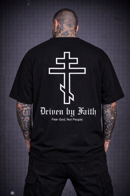 DRIVEN BY FAITH™- Oversized тениска| Print My Ride