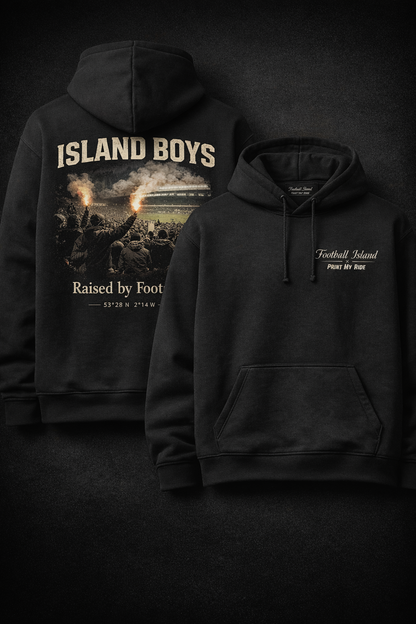 ISLAND BOYS Hoodie – Football Island × Print My Ride