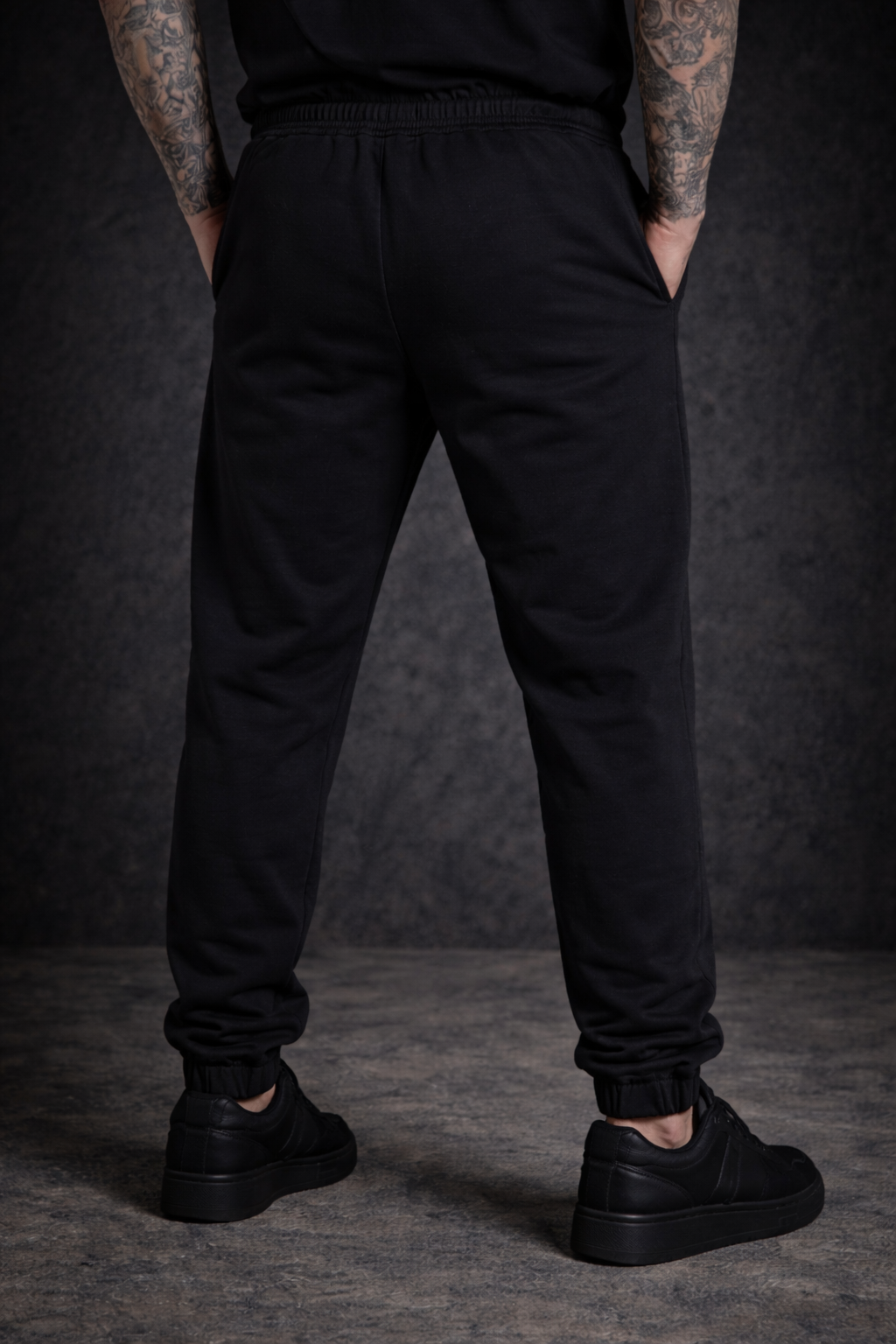 PMR Black Trousers- Heavyweight Streetwear
