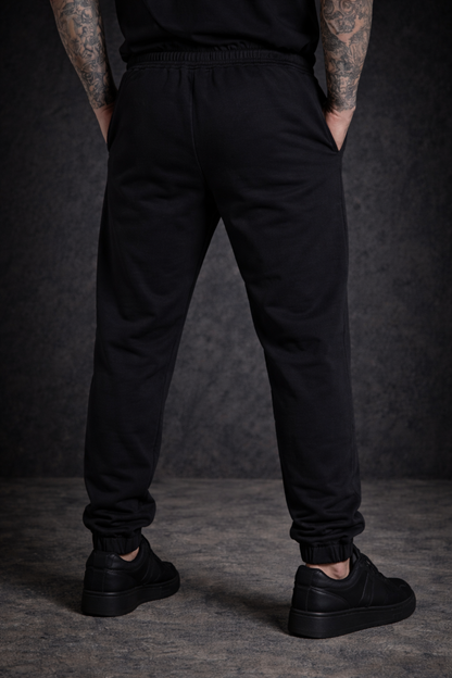 PMR Black Trousers- Heavyweight Streetwear